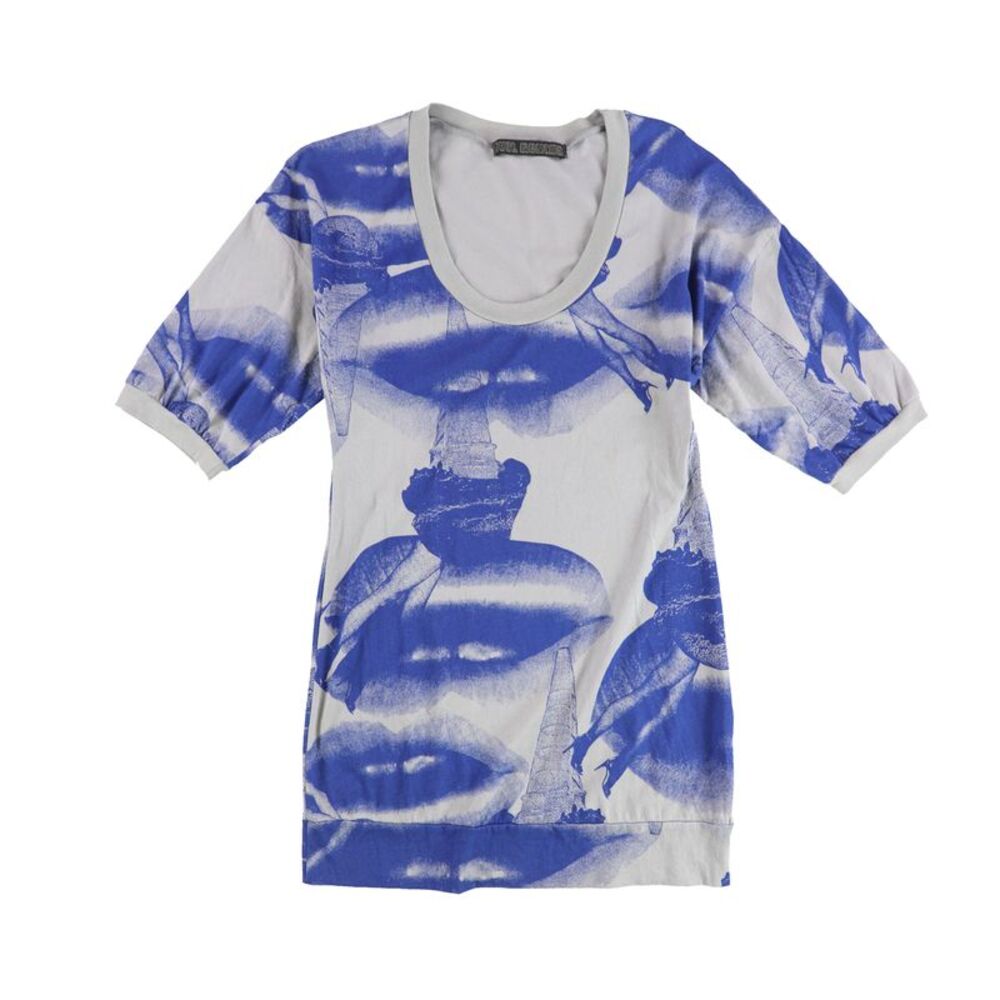Evil Genius Womens Lips, Legs, & Ice Cream Graphic T-Shirt, NWT